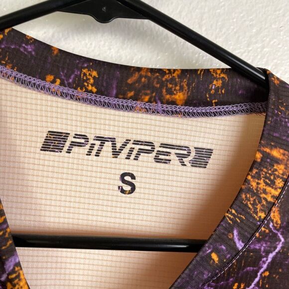 Pit Viper High Speed Off Road Jersey Shirt Purple Short Sleeve NWT Mens Small - Picture 6 of 10